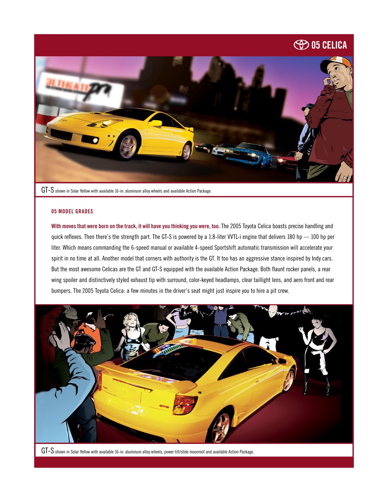 2005 Toyota Celica Brochure Page 7